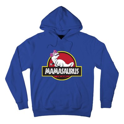 Mamasaurus T Rex Dinosaur Funny Mama Saurus Gift Hoodie