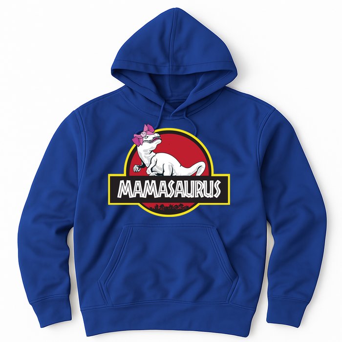 Mamasaurus T Rex Dinosaur Funny Mama Saurus Gift Hoodie