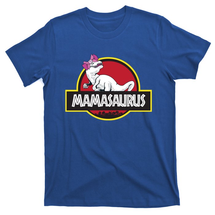 Mamasaurus T Rex Dinosaur Funny Mama Saurus Gift T-Shirt