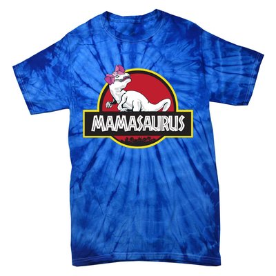 Mamasaurus T Rex Dinosaur Funny Mama Saurus Gift Tie-Dye T-Shirt