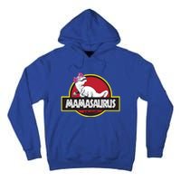 Mamasaurus T Rex Dinosaur Funny Mama Saurus Gift Tall Hoodie