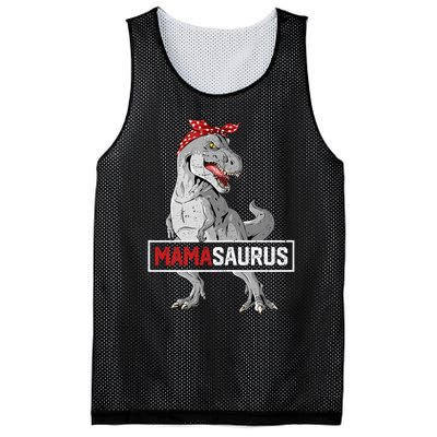 Mamasaurus T Rex Birthday Dinosaur Mommy Family Matching Mesh Reversible Basketball Jersey Tank