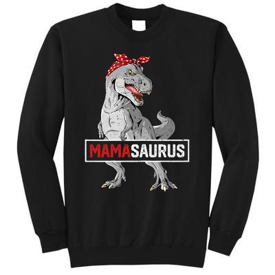 Mamasaurus T Rex Birthday Dinosaur Mommy Family Matching Tall Sweatshirt