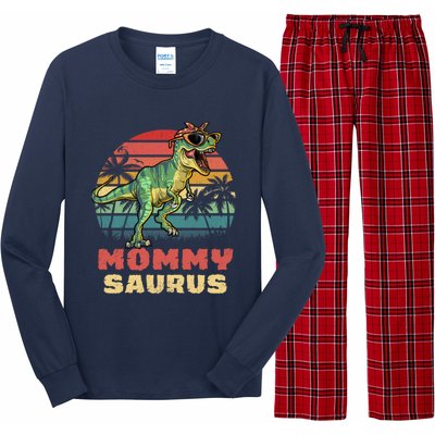 Mommysaurus T Rex Dinosaur Mamasaurus Wo Mommy Saurus Long Sleeve Pajama Set