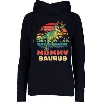 Mommysaurus T Rex Dinosaur Mamasaurus Wo Mommy Saurus Womens Funnel Neck Pullover Hood