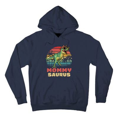 Mommysaurus T Rex Dinosaur Mamasaurus Wo Mommy Saurus Tall Hoodie