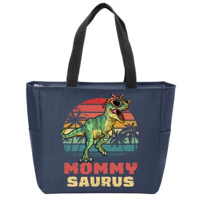 Mommysaurus T Rex Dinosaur Mamasaurus Wo Mommy Saurus Zip Tote Bag