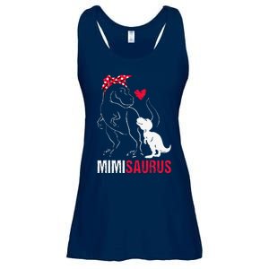 Mimisaurus T Rex Dinosaur Mimi Saurus Family Matching Ladies Essential Flowy Tank