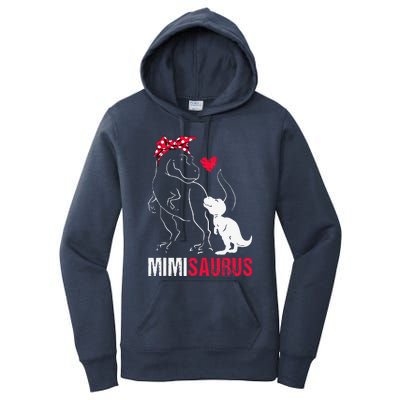 Mimisaurus T Rex Dinosaur Mimi Saurus Family Matching Women's Pullover Hoodie