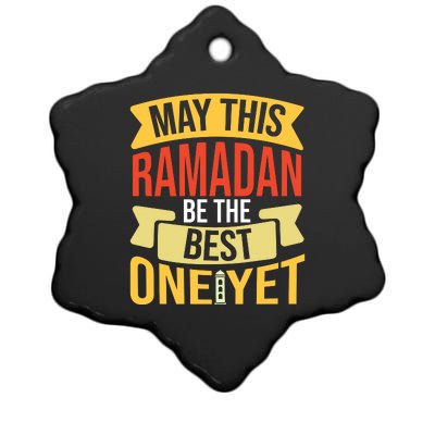 May This Ramadan Be The Best One Yet Ramadan Gift Ramadan Kareem Ceramic Star Ornament