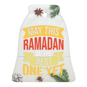 May This Ramadan Be The Best One Yet Ramadan Gift Ramadan Kareem Ceramic Bell Ornament