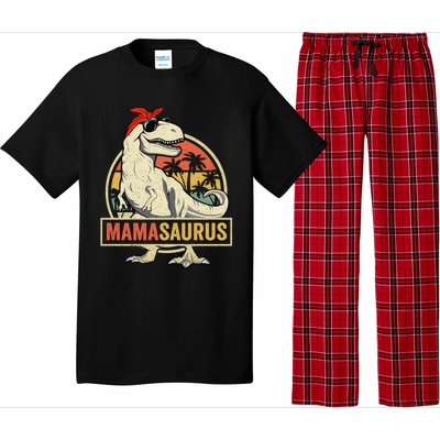 Mamasaurus T Rex Dinosaur Mama Saurus Family Matching Gift Pajama Set