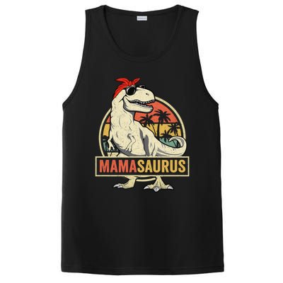 Mamasaurus T Rex Dinosaur Mama Saurus Family Matching Gift PosiCharge Competitor Tank