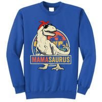 Mamasaurus T Rex Dinosaur Mama Saurus Family Matching Gift Sweatshirt