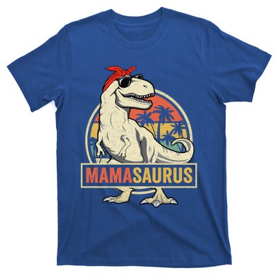 Mamasaurus T Rex Dinosaur Mama Saurus Family Matching Gift T-Shirt