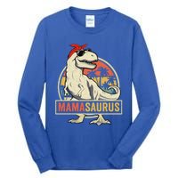 Mamasaurus T Rex Dinosaur Mama Saurus Family Matching Gift Tall Long Sleeve T-Shirt