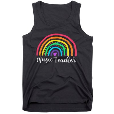 Music Teacher Rainbow Its A Good Day To Teach Tiny Musicians Tank Top