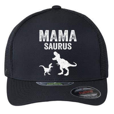 Mamasaurus T Rex Dinosaur Funny Mama Saurus Family Matching Long Sleeve Flexfit Unipanel Trucker Cap