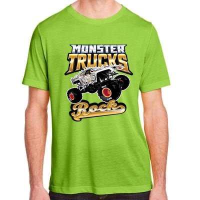 Monster Trucks Rock Funny Gift Adult ChromaSoft Performance T-Shirt