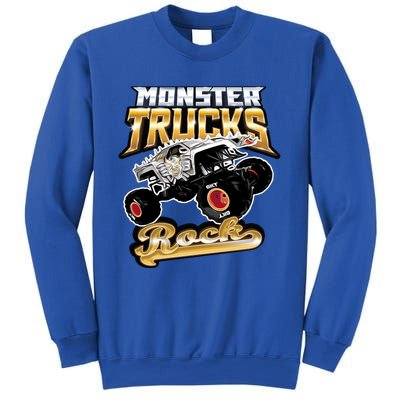 Monster Trucks Rock Funny Gift Sweatshirt