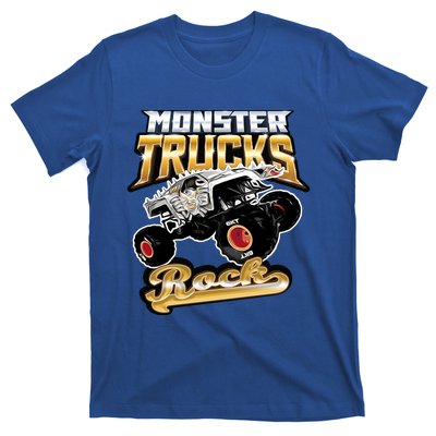 Monster Trucks Rock Funny Gift T-Shirt