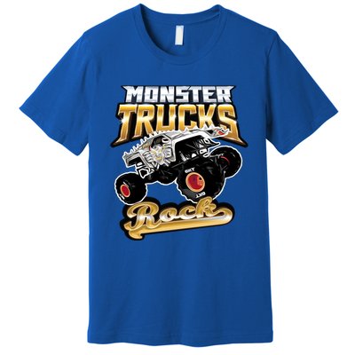 Monster Trucks Rock Funny Gift Premium T-Shirt