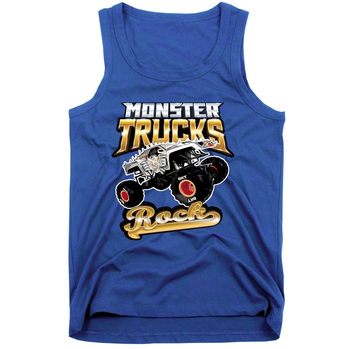 Monster Trucks Rock Funny Gift Tank Top