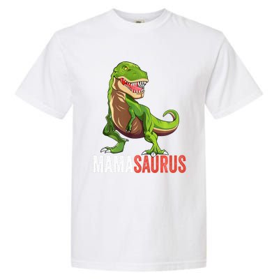 Mamasaurus T Rex Dinosaur Funny Mama Saurus Family Matching Long Sleeve Garment-Dyed Heavyweight T-Shirt