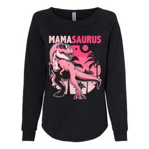 Mamasaurus T Rex Funny Dinosaur Mom Family Matching Gift Womens California Wash Sweatshirt