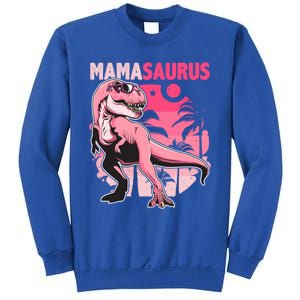 Mamasaurus T Rex Funny Dinosaur Mom Family Matching Gift Sweatshirt