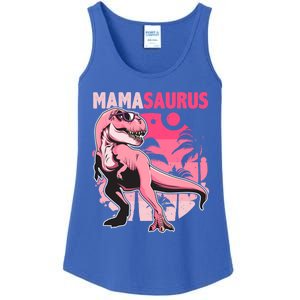 Mamasaurus T Rex Funny Dinosaur Mom Family Matching Gift Ladies Essential Tank