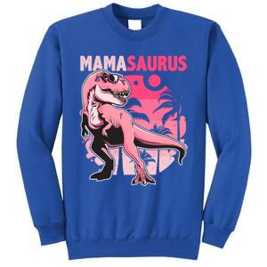 Mamasaurus T Rex Funny Dinosaur Mom Family Matching Gift Tall Sweatshirt