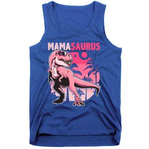 Mamasaurus T Rex Funny Dinosaur Mom Family Matching Gift Tank Top