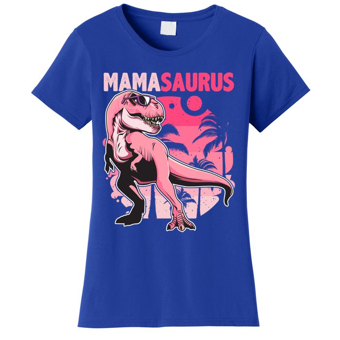 Mamasaurus T Rex Funny Dinosaur Mom Family Matching Gift Women's T-Shirt