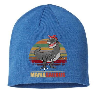 Mamasaurus T Rex Dinosaur Funny Mama Saurus Family Matching Hoodie Sustainable Beanie