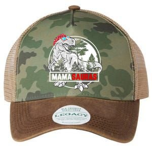 Mamasaurus T Rex Mama Saurus Dinosaur Funny Mother Gift Legacy Tie Dye Trucker Hat