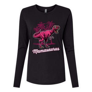 Mamasaurus T Rex Mama Saurus Mom Gift Womens Cotton Relaxed Long Sleeve T-Shirt