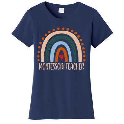 Montessori Teacher Rainbow Appreciation Day Back To School Women's T-Shirt