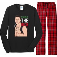 Mangia The Rich Luigi Deny Defend Depose Tattoo Thirst Trap Long Sleeve Pajama Set