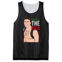 Mangia The Rich Luigi Deny Defend Depose Tattoo Thirst Trap Mesh Reversible Basketball Jersey Tank