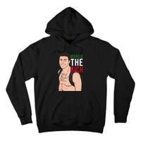 Mangia The Rich Luigi Deny Defend Depose Tattoo Thirst Trap Tall Hoodie