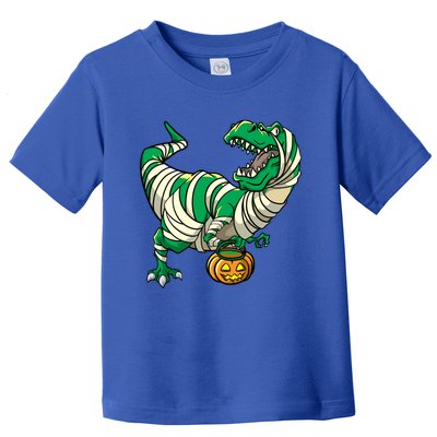 Mummy T Rex Halloween Trick Or Treat Dinosaur Costume Funny Gift Toddler T-Shirt