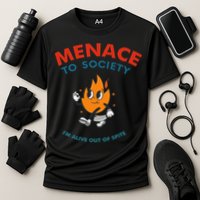 Menace To Society IM Alive Out Of Spite Apparel Cooling Performance Crew T-Shirt