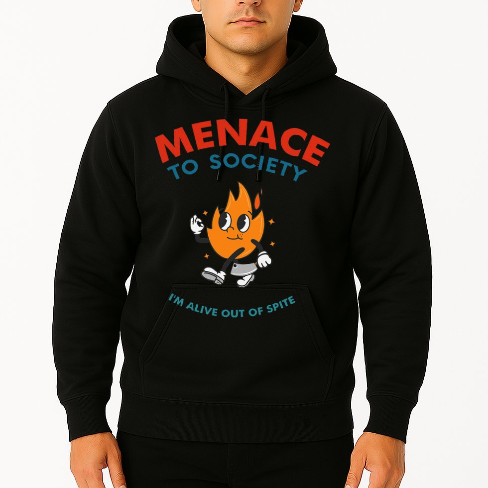 Menace To Society IM Alive Out Of Spite Apparel Hoodie
