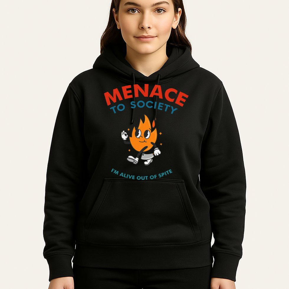 Menace To Society IM Alive Out Of Spite Apparel Hoodie