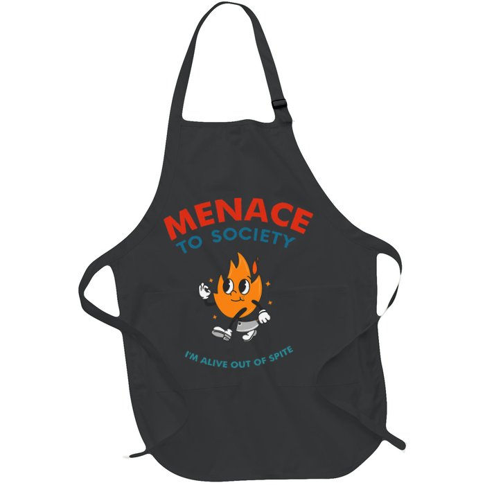 Menace To Society IM Alive Out Of Spite Apparel Apron
