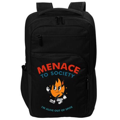 Menace To Society IM Alive Out Of Spite Apparel Impact Tech Backpack
