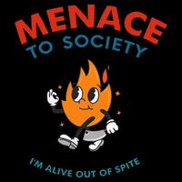 Menace To Society IM Alive Out Of Spite Apparel 16 in Basic Backpack