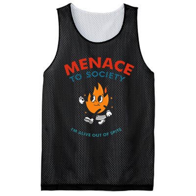 Menace To Society IM Alive Out Of Spite Apparel Mesh Reversible Basketball Jersey Tank