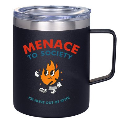 Menace To Society IM Alive Out Of Spite Apparel 12oz Stainless Steel Coffee Mug